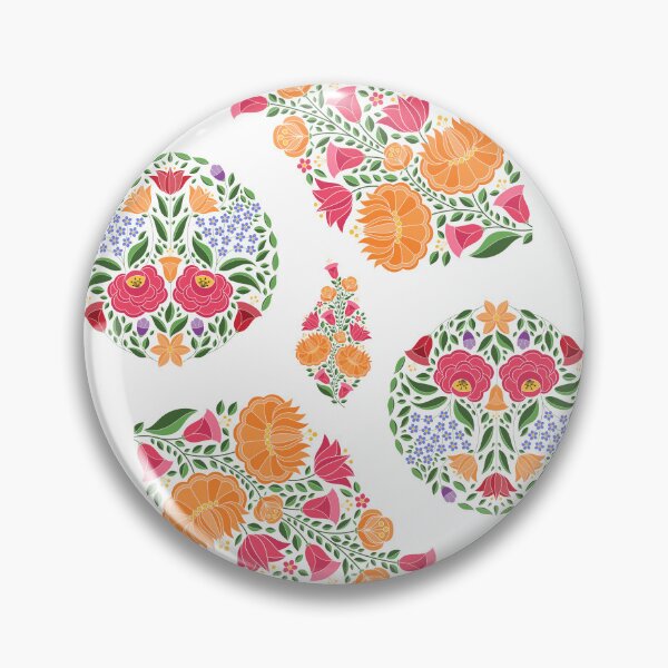 Item preview, Kalocsai folk art flowers designed and sold by Kormix.
