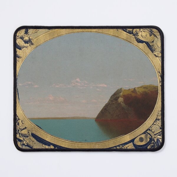 Item preview, Newport rocks antique illustration nested with frame designed and sold by dusie.