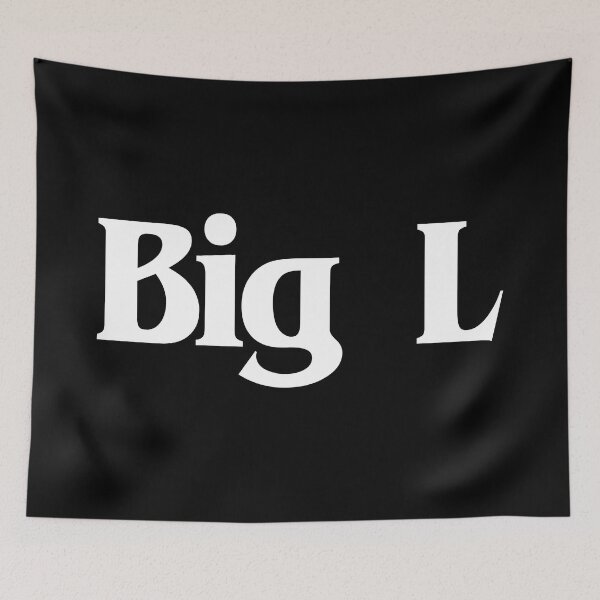 Item preview, Big L Font 1 White designed and sold by EbtsOby.