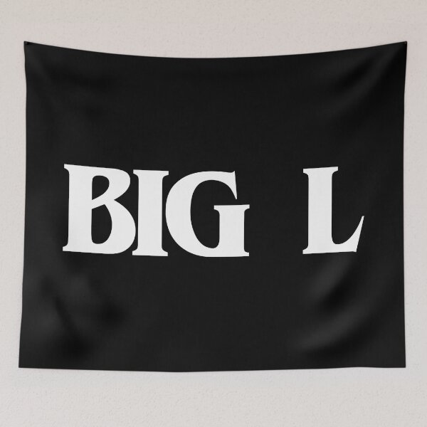 Item preview, Big L Font 1 White designed and sold by EbtsOby.