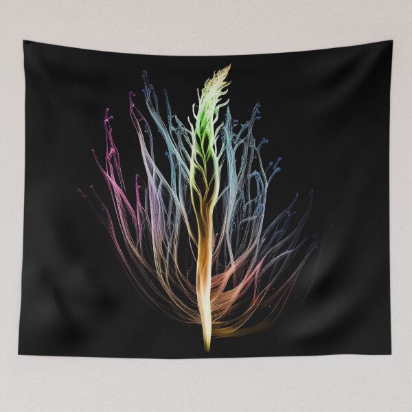 Item preview, Light Trail Asparagus Art designed and sold by CarrotStick.