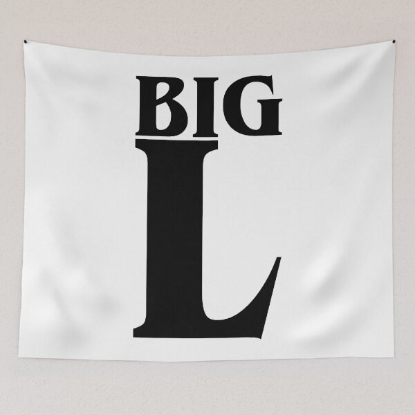 Item preview, Big L Font 1 Black designed and sold by EbtsOby.