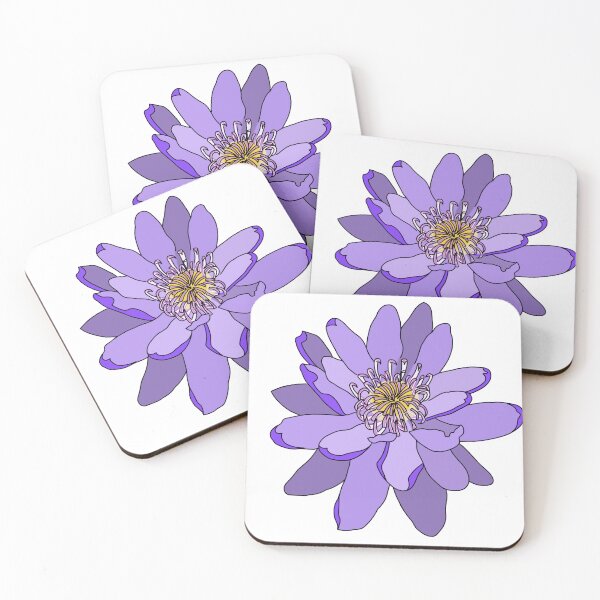 Item preview, Purple lily (black outline on white) designed and sold by Encie-Designs.