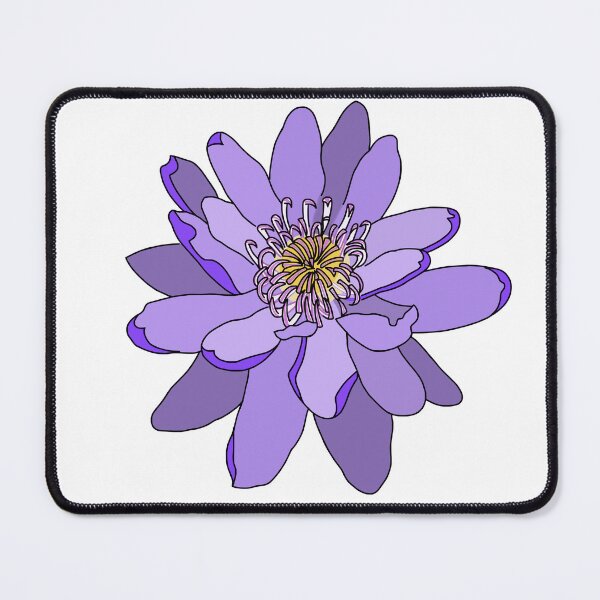 Item preview, Purple lily (black outline on white) designed and sold by Encie-Designs.