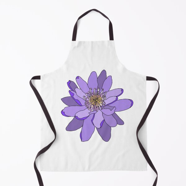 Item preview, Purple lily (black outline on white) designed and sold by Encie-Designs.