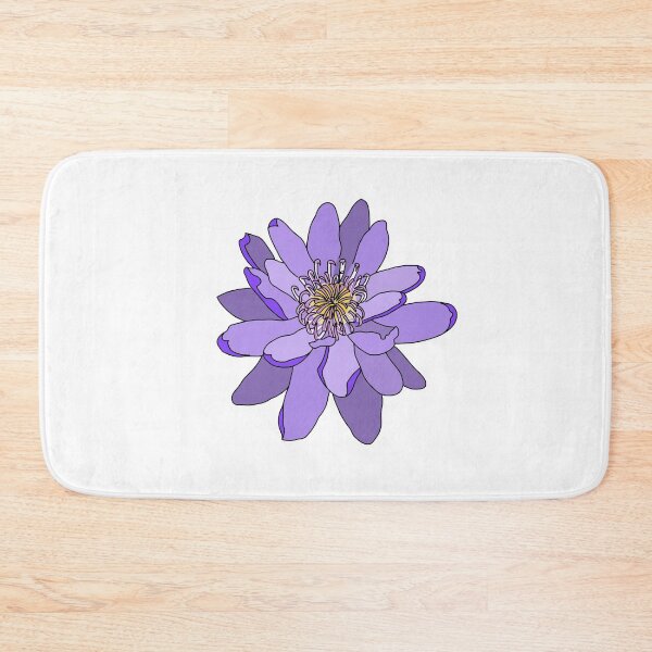 Item preview, Purple lily (black outline on white) designed and sold by Encie-Designs.
