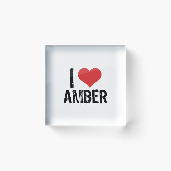 Item preview, I Love Amber designed and sold by The "I Love Everything" Shop.