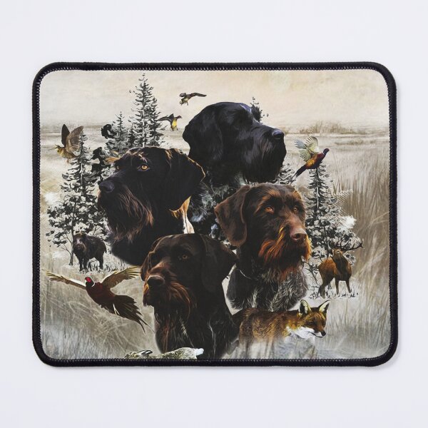 Item preview, German Wirehaired Pointer , Continental pointing dog  designed and sold by TammyHunterArt.