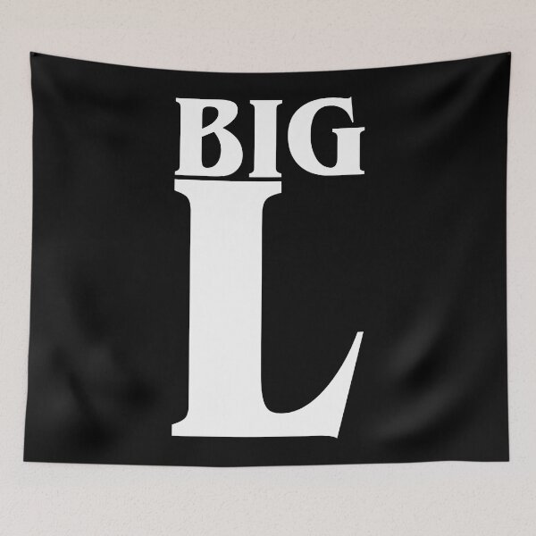 Item preview, Big L Font 1 White designed and sold by EbtsOby.
