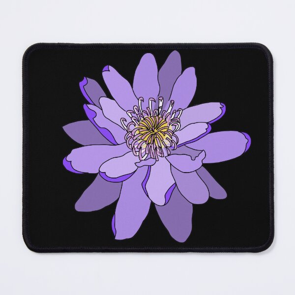 Item preview, Purple lily (black outline on black) designed and sold by Encie-Designs.