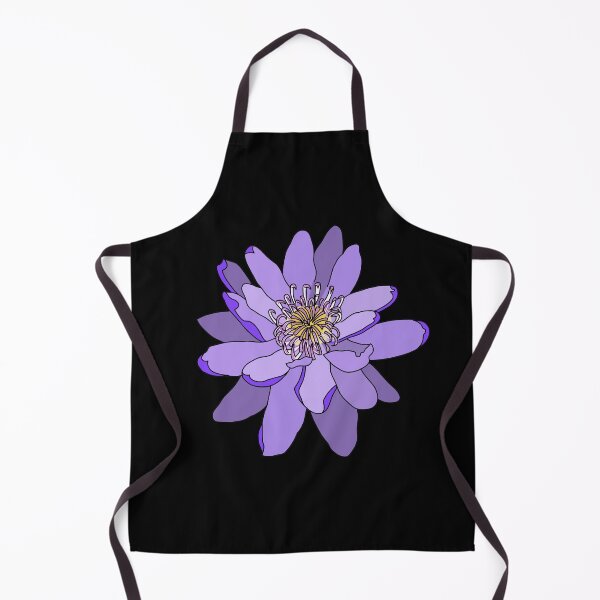 Item preview, Purple lily (black outline on black) designed and sold by Encie-Designs.