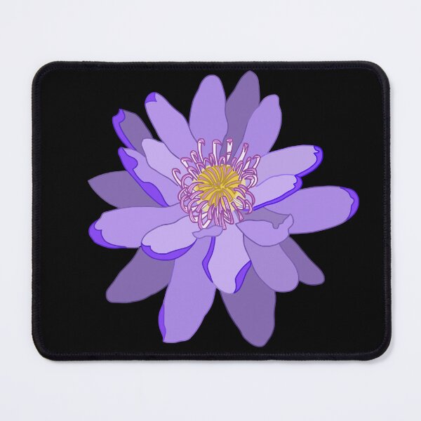 Item preview, Purple lily (purple outline on black) designed and sold by Encie-Designs.