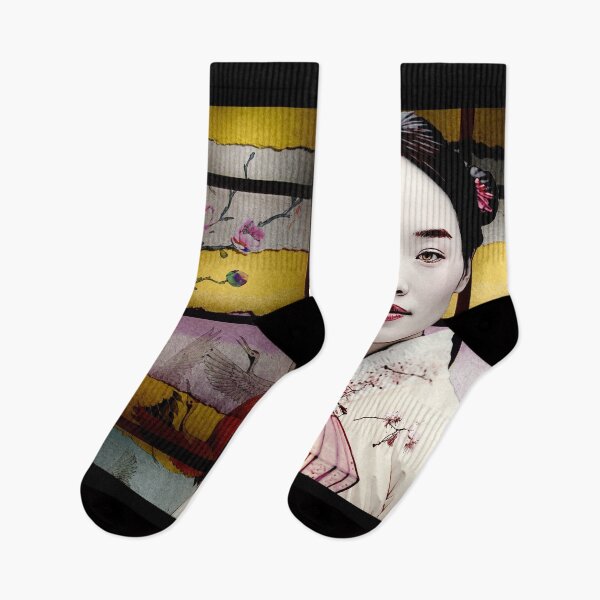 Item preview, Japanese Woman with Cranes  designed and sold by Leila8888.