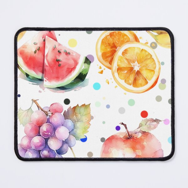 Item preview, Watercolor Fruits Seamless Patter Tile designed and sold by duke818.