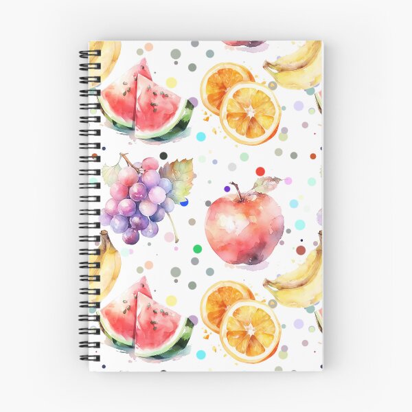 Item preview, Watercolor Fruits Seamless Patter Tile designed and sold by duke818.
