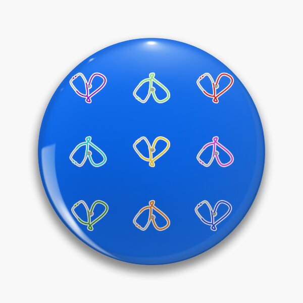Item preview, Heart of Medicine - Multicolor Pattern on Royal Blue designed and sold by Artsy-Chemist.