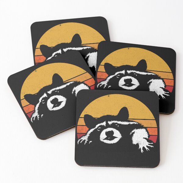 Item preview, Retro Racoon Vintage Racoon Lover Gift designed and sold by Africanob.