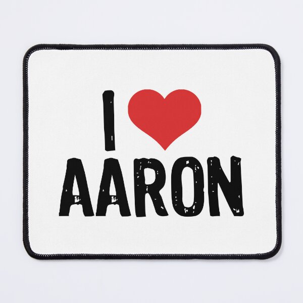 Item preview, I Love Aaron designed and sold by The "I Love Everything" Shop.