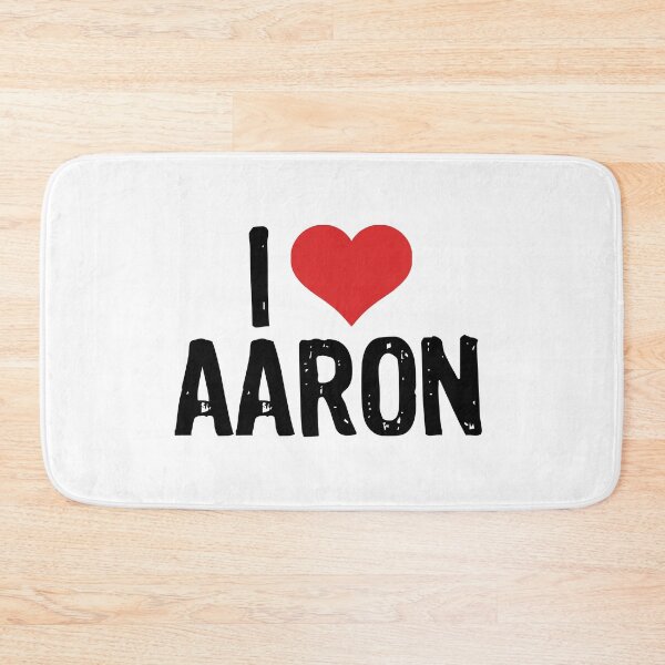 Item preview, I Love Aaron designed and sold by The "I Love Everything" Shop.