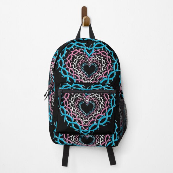 Item preview, Thorn Hearts Transgender pride colors gothic designed and sold by TheirChoice.