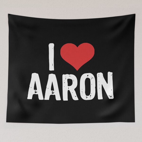 Item preview, I Love Aaron designed and sold by The "I Love Everything" Shop.