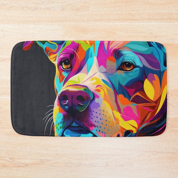 Item preview, Colorful Pittie (8) designed and sold by Pittie Dog Club.