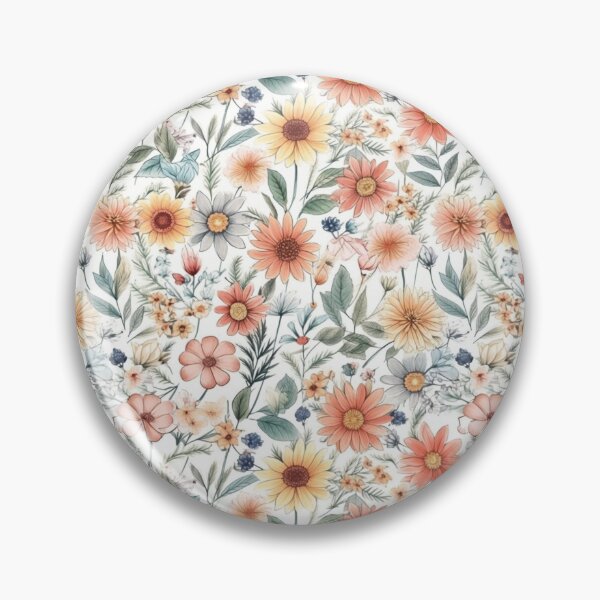 Item preview, Summertime flowers in pastel colors designed and sold by mliotard.