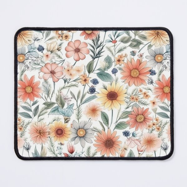 Item preview, Summertime flowers in pastel colors designed and sold by mliotard.