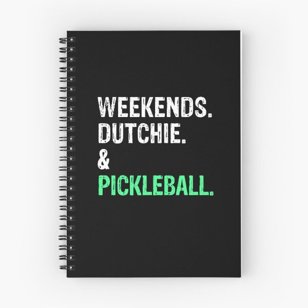 Item preview, Weekends Dutchie and Pickleball Funny Dog Gift  designed and sold by Guarddogdrive.