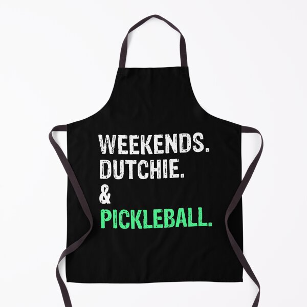 Item preview, Weekends Dutchie and Pickleball Funny Dog Gift  designed and sold by Guarddogdrive.