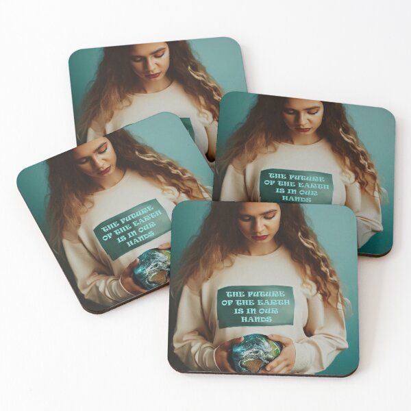 Item preview, A girl holds a globe: the future of the earth is in our hands  designed and sold by JaroDesign2023.