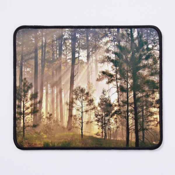 Item preview, Sunbeams shining in a magical forest  designed and sold by Sedonaroma.