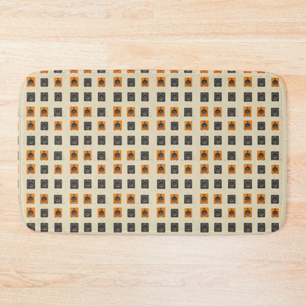 Item preview, Speaker Subwoofer - Orange and Black Vector Grid Pattern designed and sold by Aaron2610.