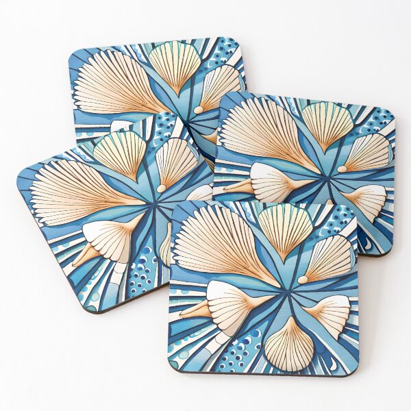 Item preview, Watercolor Seashells designed and sold by Gustavo Navarro.