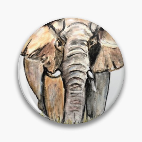 Item preview, Elephant watercolor fine art designed and sold by janianna.