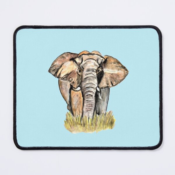 Item preview, Elephant watercolor fine art designed and sold by janianna.