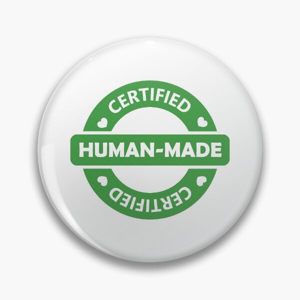 Item preview, Certified Human-Made designed and sold by spoopyqueen.