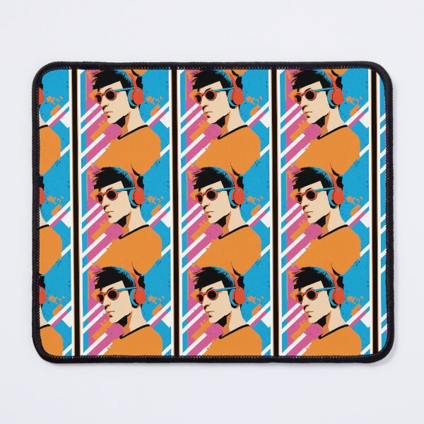 Item preview, Retro DJ Vibes Striped Pattern designed and sold by Aaron2610.