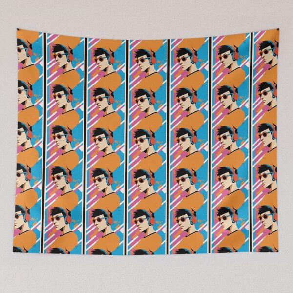 Item preview, Retro DJ Vibes Striped Pattern designed and sold by Aaron2610.