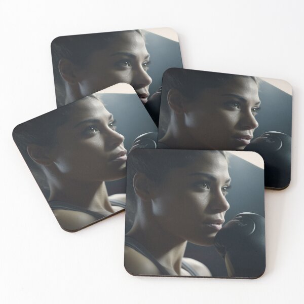 Item preview, Focused Female Boxer designed and sold by LukeAiWalker.