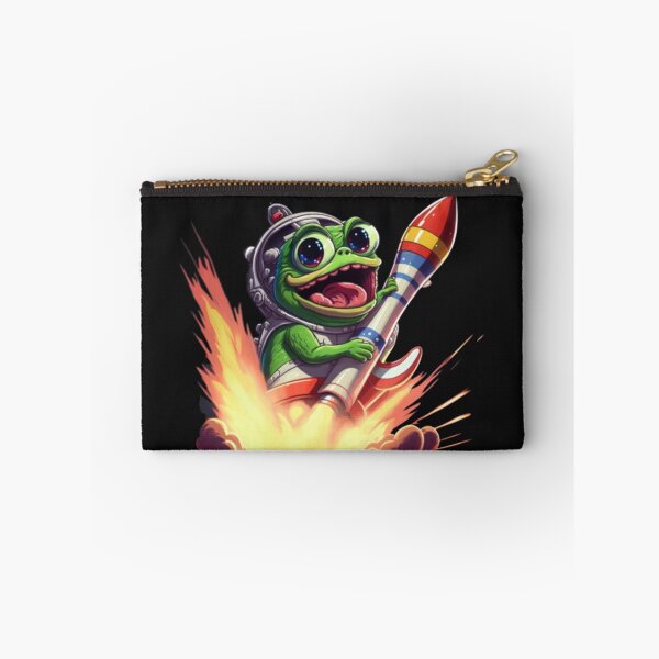 Item preview, Pepe the frog on a rocket designed and sold by No-No-Name.