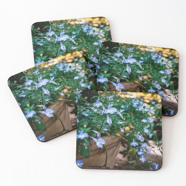 Item preview, Blue Trailing Lobelia Bellflower designed and sold by HoneyHuesPhotos.