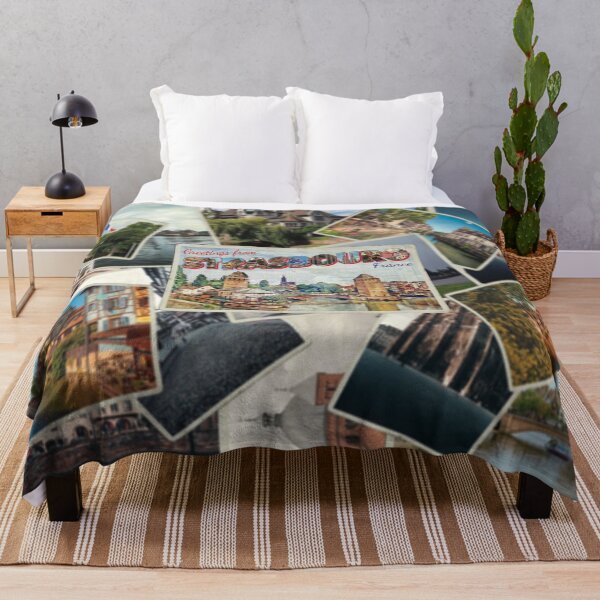 Item preview, Greetings from Strasbourg in France Vintage style retro souvenir designed and sold by DeveloperProp0.