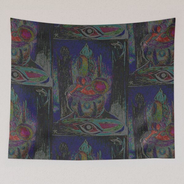 Item preview, Visitors at Night designed and sold by Glitchshaman.