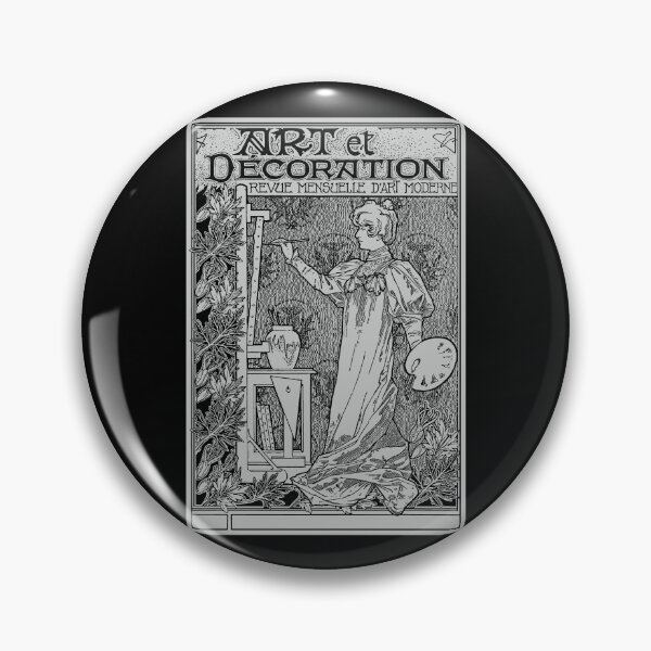 Item preview, Vintage Art Nouveau style French Arts magazine cover Artist design, Art et Decoration designed and sold by Proverbial Wisdom Design.