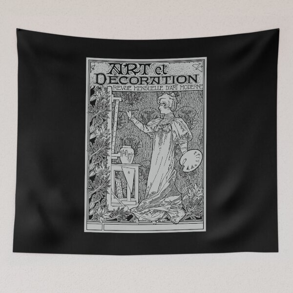 Item preview, Vintage Art Nouveau style French Arts magazine cover Artist design, Art et Decoration designed and sold by Proverbial Wisdom Design.