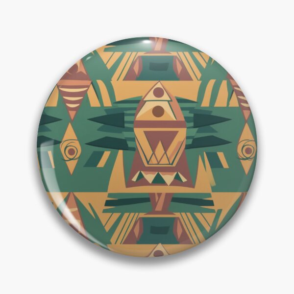 Item preview, African Print Deco Tile Art designed and sold by Nile-Mosaic-Co.
