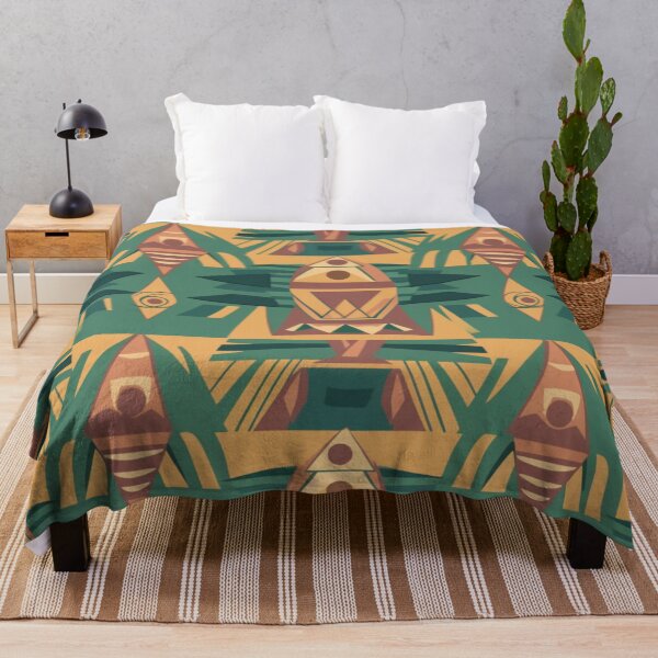 Item preview, African Print Deco Tile Art designed and sold by Nile-Mosaic-Co.