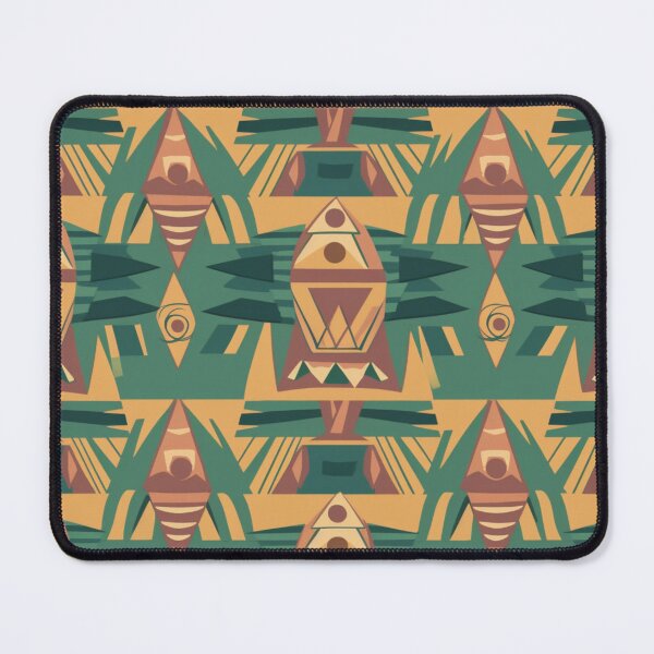 Item preview, African Print Deco Tile Art designed and sold by Nile-Mosaic-Co.