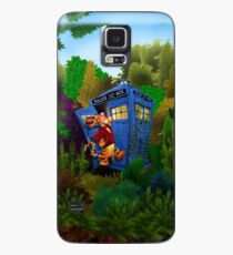 Doctor Tiger with Blue Phone Box Case/Skin for Samsung Galaxy